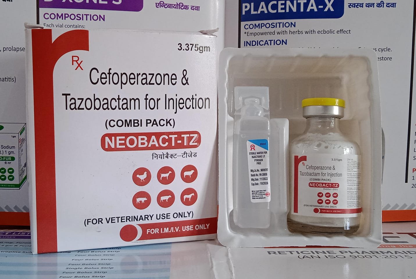 NEOBACT-TZ 3.375MG